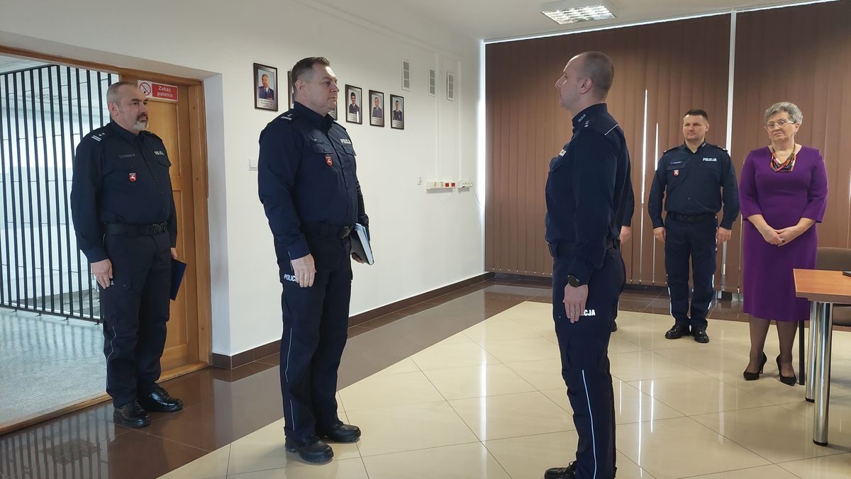 Złożenie meldunku Komendantowi Wojewódzkiemu Policji w Lublinie