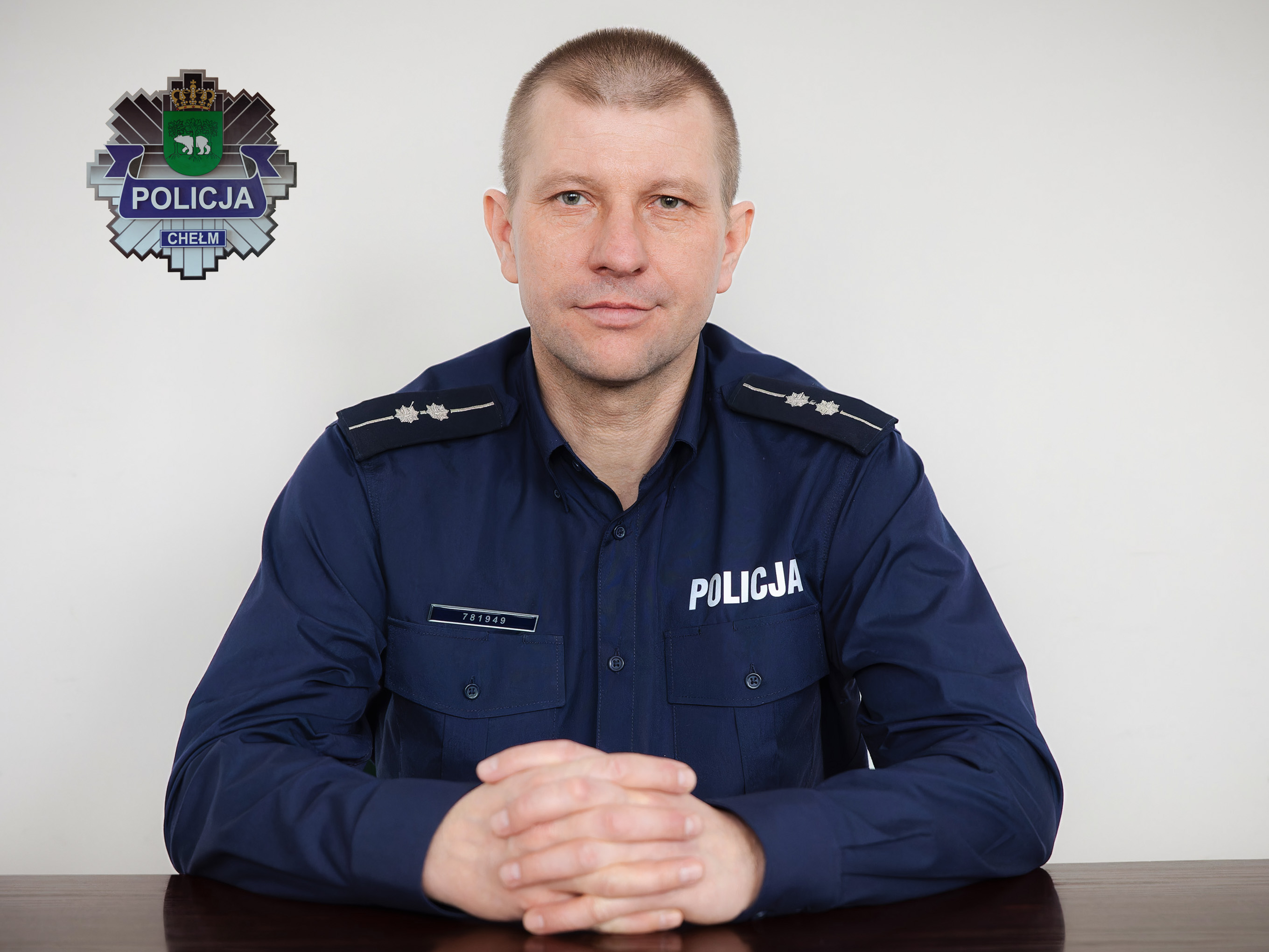 Wizerunek dzielnicowego rejonu numer 2 aspirant Dariusz Betiuk