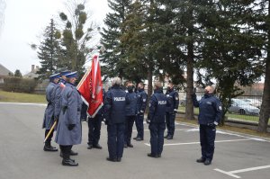 Ślubowanie na sztandar nowych policjantów
