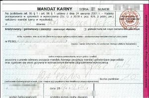 Mandat karny