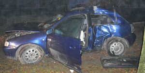 Uszkodzony samochód.