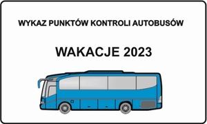 Plakat z autobusem