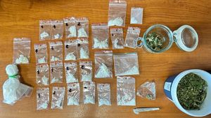 Zabezpieczone narkotyki.