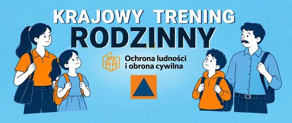 Plakat promujący Krajowy Trening Rodzinny.