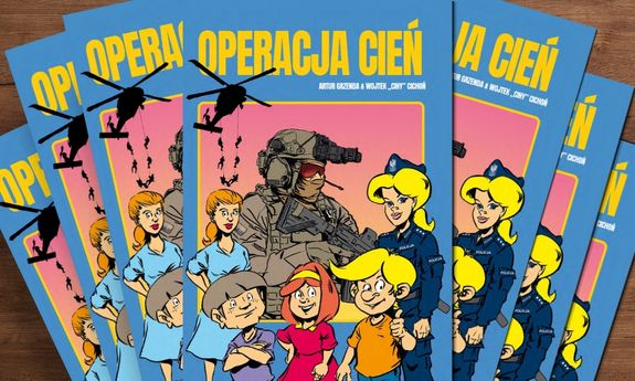 Komiks z tytułem Operacja cień.