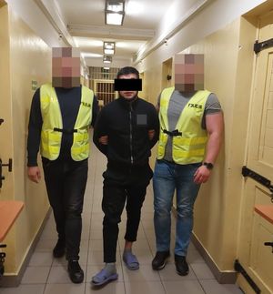 zatrzymany mężczyzna